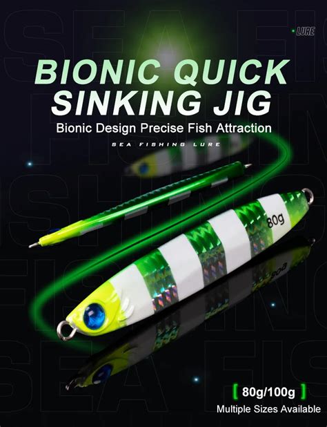 New Slow Pitch Jigging Lures G G Luminous Shore Casting Seawater