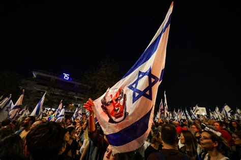 En Israel Miles Protestan Contra Gobierno De Netanyahu Exigen Su