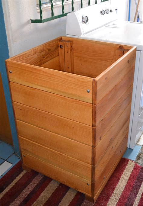 Rustic Wood Laundry Basket Hamper For Wooden Laundry Hamper Furniture