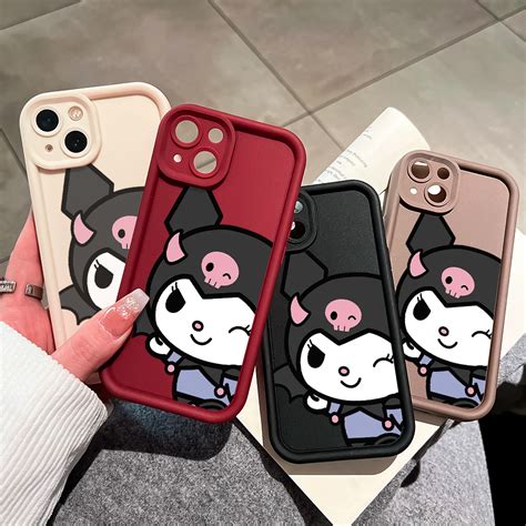 Ucuc For Infinix Smart Hot I Back Cover Kuromi Girl Ladder Camera Soft Rubber Protection