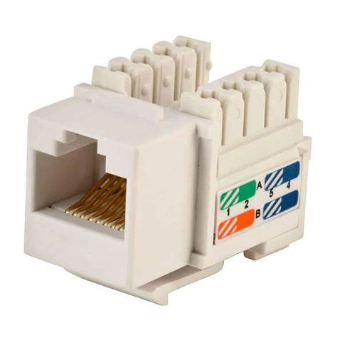 JACK5C Jack RJ 45 CommScope CAT5e Blanco Para Ponchar