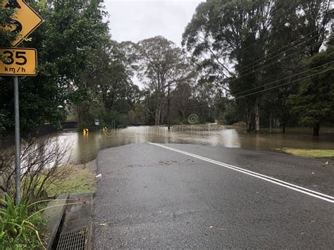 Flood: Georges River editorial stock photo. Image of floodwater - 250801118