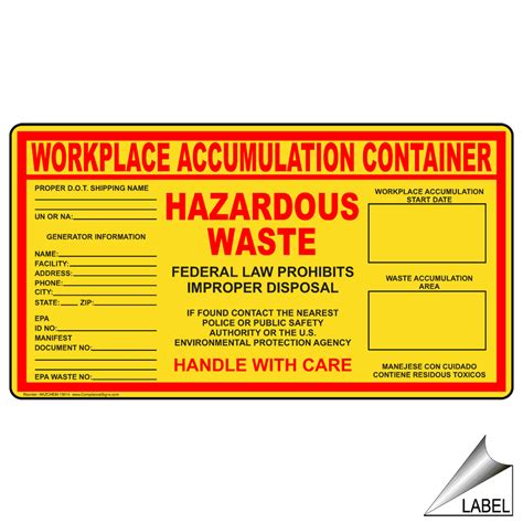 Hazardous Waste Labels