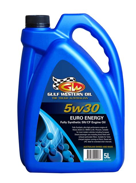 Gulf Western Euro Energy C3 5w30 Full Synthetic Oil 5 Litre