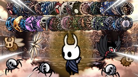 TODOS OS AMULETOS DO HOLLOW KNIGHT VS PANTEÃO DE HALLOWNEST YouTube