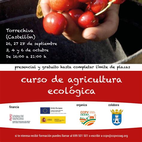 Curso De Agricultura Ecológica En Torrechiva Castelló Caecv