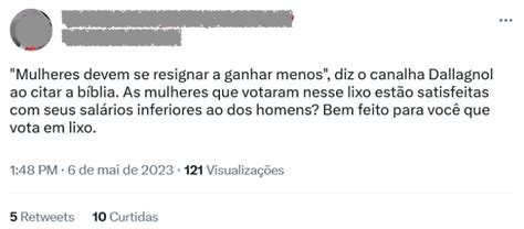 Post Satiriza Deputado Que Votou Contra Igualdade Salarial Entre Homem