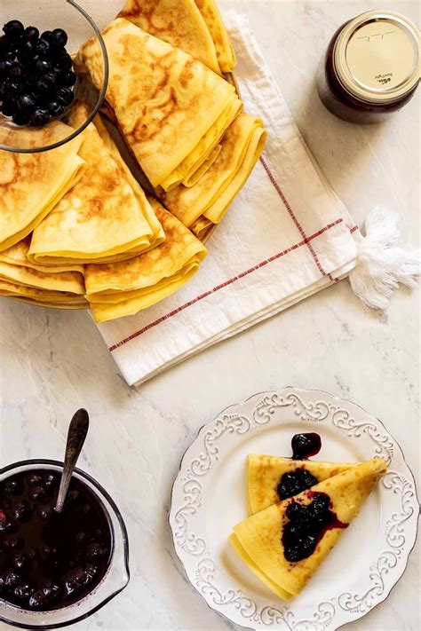 Breakfast Crepes (suitable for sweet or savory) - Heavenly Home Cooking