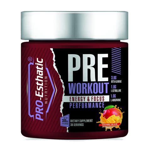 Pro Esthatic Nutrition Pre Workout Global Nutrition