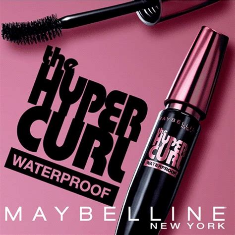 Black Hypercurl Waterproof Mascara 92ml Maybelline New York Trendbux Makeup Makeuplooks