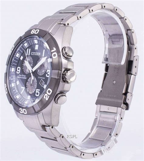 Citizen Brycen Eco Drive Titanium Chronograph Perpetual Calendar Bl