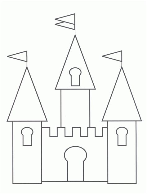 Desenho De Castelo Para Colorir Castelo Para Colorir Desenho De