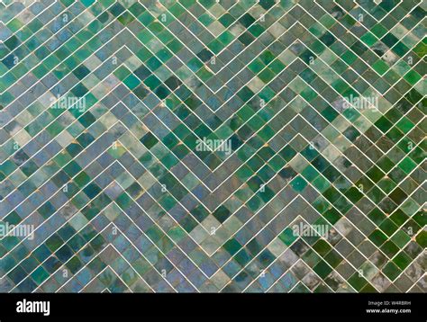 green tiled floor texture Stock Photo - Alamy