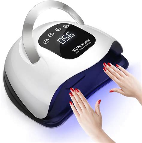 Amazon Aiscrofa W Uv Gel Nail Lamp Led Nail Dryer For Gel