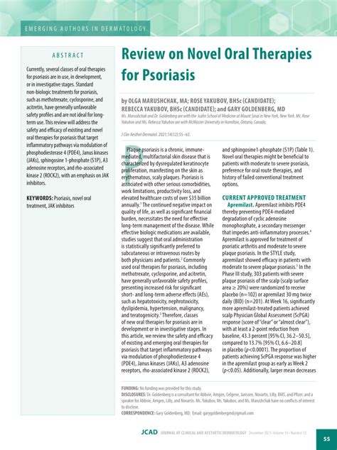 Pdf Review On Novel Oral Therapies For Psoriasis