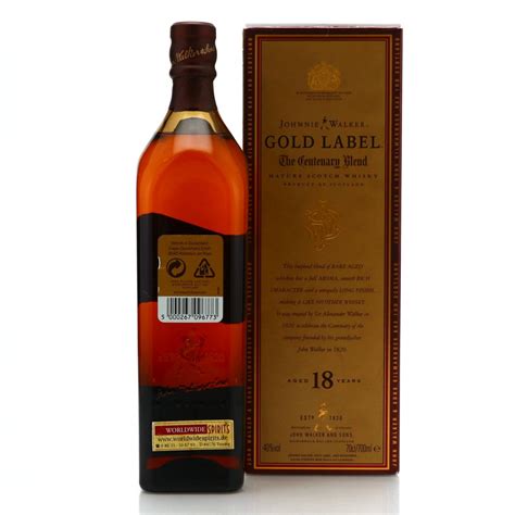 Johnnie Walker Gold Label Centenary Blend 18 Year Old Whisky Auctioneer