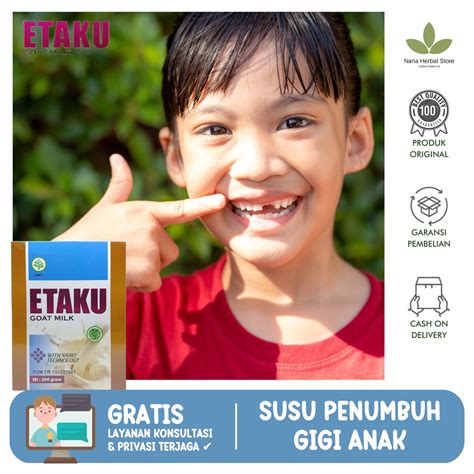 Jual Etaku Goat Milk Original Susu Kambing Etawa Bubuk Penumbuh Gigi