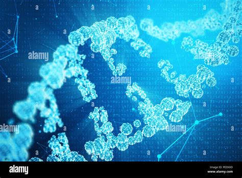 Estructura De La Mol Cula De Adn La Digital Concepto De C Digo