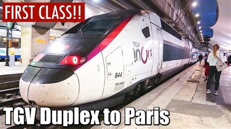 Riding The French Fastest Bullet Train Tgv Duplex Rennesparis