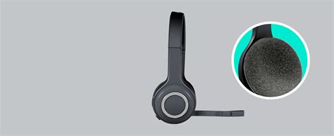 Logitech Over-The-Head Wireless Headset H600 USB - Black | 981-000342 ...