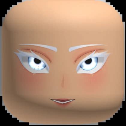 Female Satoru Gojo Yuta Face GLOWING EYES Roblox Item Rolimon S