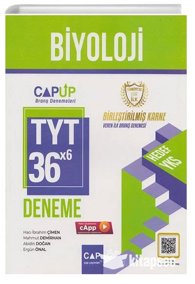 TYT Biyoloji 30 x 6 Up Deneme Çap Yayınları 9786258225723