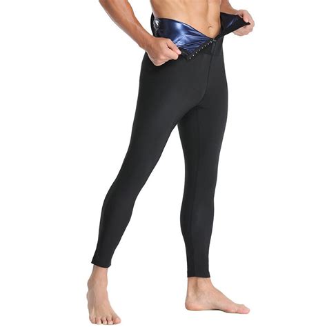 Neoprene Sauna Sweat Pants High Waist Hook Slimming Body Styling Weight