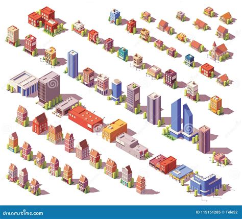 Isometric Buildings Of Ancient Egypt Temple With Obelisk D Rendering