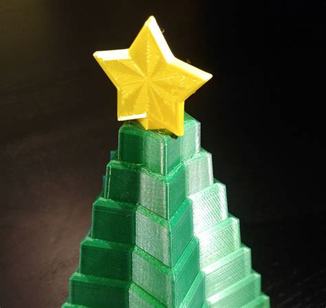 Free STL File Instant Christmas Collapsible Christmas Tree 3D Print