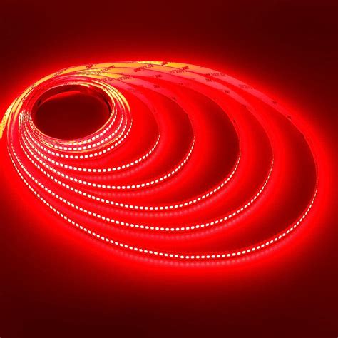 Joylit 24v Red Led Strip Lights 620 625nm 164ft High