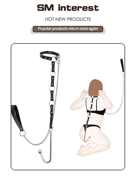 Juguetes Sexuales SM Para Parejas Gancho Anal BDSM Para Cosplay Que Estimula El Ano Collar