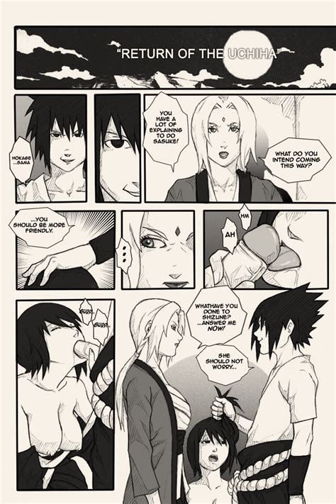 Rule 34 Comic Monochrome Naruto R3ydart Sasuke Uchiha Shizune Tagme Tsunade 1906838