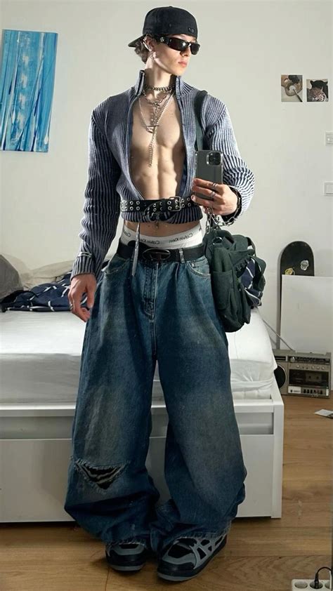 Marlon Noah On Insta Diesel Baggy Jeans Y2k Archive 90s Style Jaded London Outfit