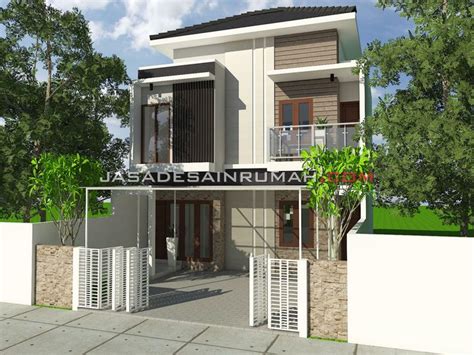 Rumah Simple Modern Lantai Lebar Meter Di Probolinggo Jasa Desain