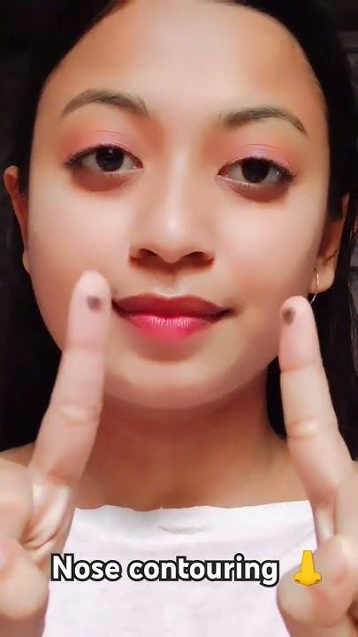 Kajal Se Nose Contouring😯👃 Shorts Shortvideo Easyand Simple Viral