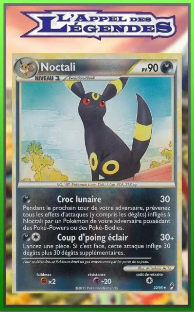 Noctali Reverse Hs L Appel Des L Gendes Carte Pok Mon