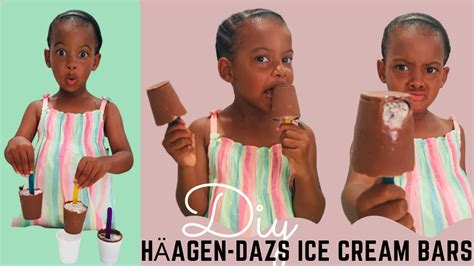 Super Easy And Fun Diy Häagen Dazs Bars Youtube