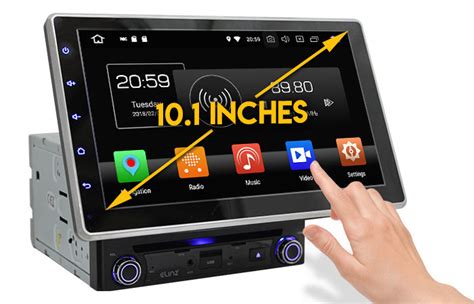 10 1 In Dash Car DVD Player Universal Android 9 Double 2 DIN GPS WiFi