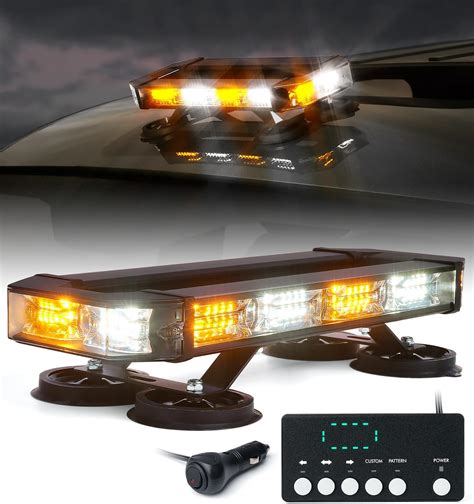 Amazon LUMENIX 72 LED Rooftop Emergency Strobe Light Bar W Control