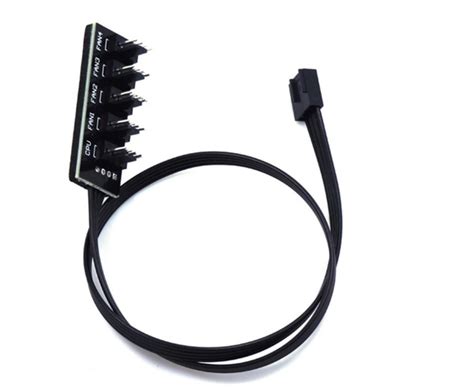 Хаб для подключения вентиляторов 40 см, 4pin х5 с PWM регулировкой ...