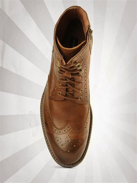 HILLCREST WINGTIP BOOTS BY ANDREW MARC