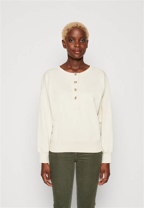 Lee Henley Sweatshirt Ecruoffwhite Zalandono