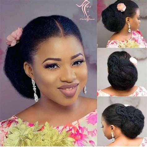 Elegant Wedding Hairstyles For Natural Black Hair