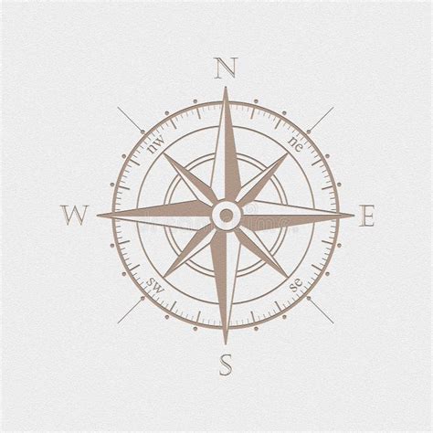 Vintage Compass Stock Vector Illustration Of Design 24024572