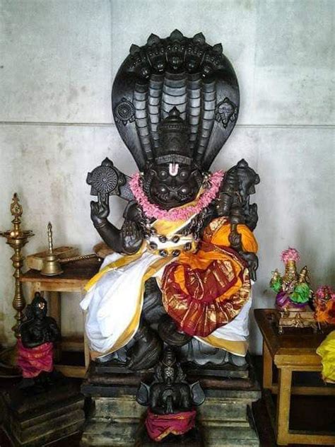 Idol Of Narasimha The Fierce Form Of Lord Vishnu