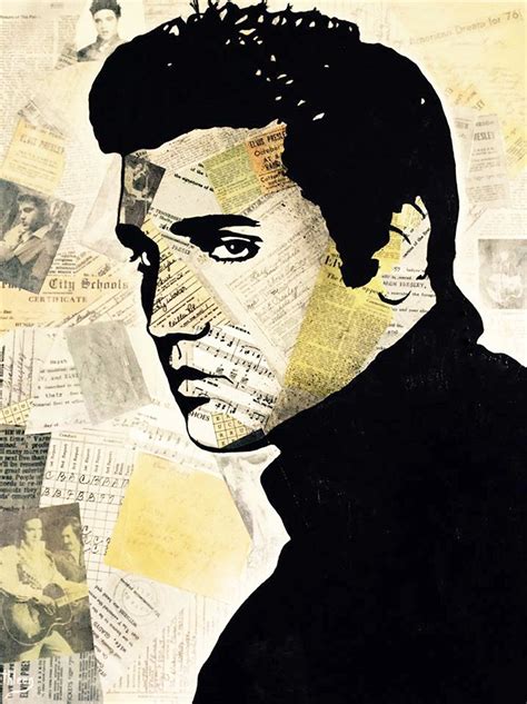 Elvis Presley Art Print Elvis Presley Artwork Portrait Modern Art