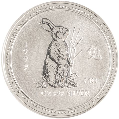 Oz Silver Australian Lunar Rabbit Coins Silver