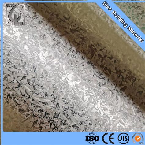 Hot Dipped Dx51d Metal Zinc Galvanised Sheet Materials Regular Spangle