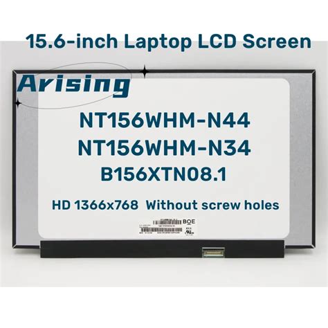 Pantalla LCD Para Port Til De 15 6 Pulgadas NT156WHM N44 B156XTN08 0 1