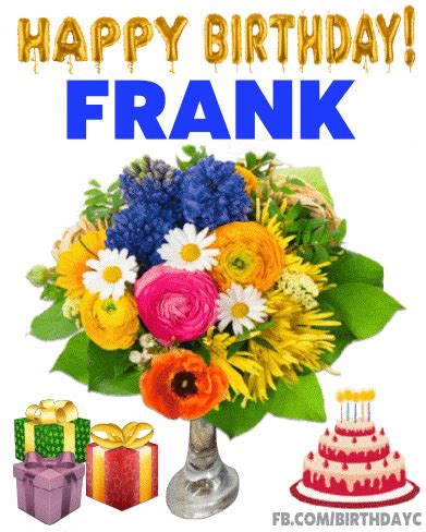 Happy Birthday Frank Birthday Greeting Birthday Kim